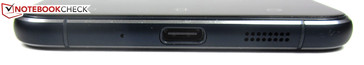 Fußseite: USB-Anschluss (Typ C)