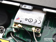 Das WLAN-Modul sitzt an einem Mini PCI Express Slot.