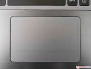 Das Clickpad: Schlicht, glatt, funktional.