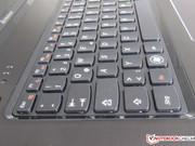 Lockeres Design der Tastatur