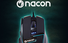 Gaming: Nacon Gamingmaus GM-350L sowie Mausmatte MM-400 im Handel