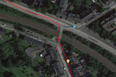 Garmin Edge 500: Kreuzung