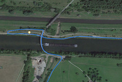 GPS Garmin Edge 500 Flussufer