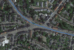 GPS Garmin Edge Straßenverlauf