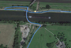 GPS Garmin Edge 500 - Flussufer