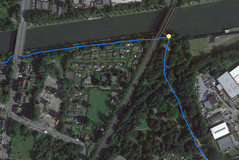 GPS Microsoft Lumia 550, Waldweg