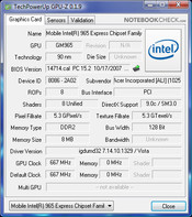 Acer Aspire 2920: GPU-Z