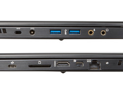 Voll Schnittstellenausstattung inklusive Thunderbolt 3 Anschluss mit USB-3.1-Unterstützung und dem neuen Typ-C-Stecker.