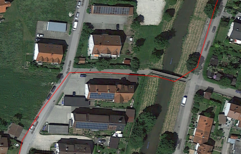 Garmin Edge 500: Brückenüberfahrt