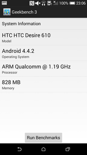 Geekbench 3 Systeminfo