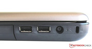 Die USB-Buchsen arbeiten alle nach dem USB 2.0-Standard