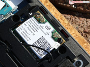 das WLAN-/Bluetooth-Modul,