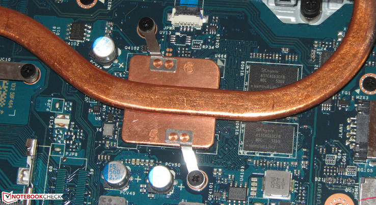 Auch die GPU ist fest verlötet.