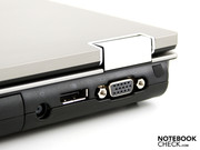 Wer in einem kleinen Notebook viele Anschlüsse sehen will, der ist mit dem ProBook 8440p gut beraten (DisplayPort, VGA).