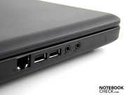 HDMI, Kartenleser und ExpressCard hat sich der Hersteller gespart (TFT nur an VGA).