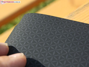 Der Deckel trägt nicht nur ein Muster, sondern fühlt sich auch samtig, griffig an.