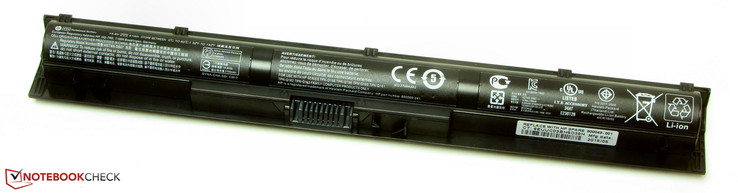Der Akku verfügt über eine Kapazität von 41 Wh.