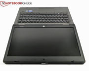 ...der sich über 180° weit öffnen lässt..