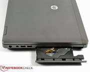 Das optische Laufwerk arbeitet laut.