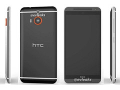 Man wird es niemals in die Hand nehmen können: Das HTC One M8 Prime / Plus (Bild. Evleaks)