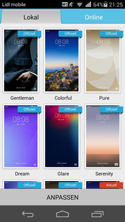 Huawei bietet kostenlos Hintergrund-Profile für jeden Geschmack an.