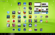 Der bekannte Android 4.1.1 Homescreen
