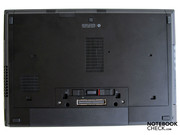 Rückseite des Notebooks