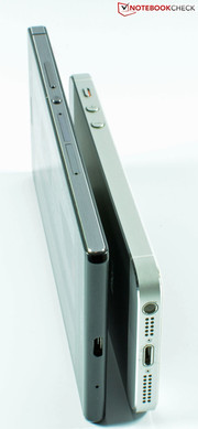 ...noch etwas schlanker gebaut ist als das iPhone 5.