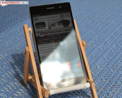 Bei direkter Sonneneinstrahlung leidet die Ablesbarkeit,....