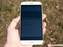 Display in direktem Sonnenlicht