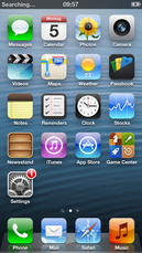 iOS 6: Plastische Icons, die an echte Dinge erinnern.