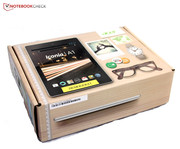 Holzdesign beim Karton ist in: Samsung macht es und Acer jetzt auch.