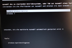 Seine älteren Geschwister kennt Windows 7 scheinbar nicht beim Namen...