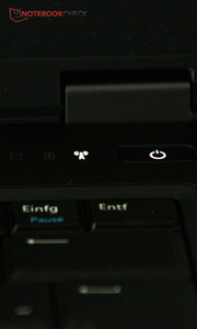 Die Statusleuchten finden sich an der Innenseite...