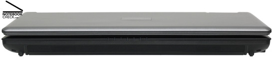 Esprimo M9400 Vorderseite: Status-LEDs, Stereolautsprecher