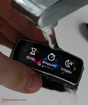 Auch das optional erhältliche Zubehör wie das "Gear Fit" ist wasser- und staubgeschützt.