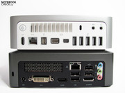 Während Apple viele "Anschluss-Exoten" bietet, wird beim Esprimo der gängige Standard bedient