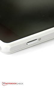 Eine Kamerataste erleichtert das Fotografieren.