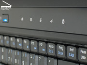 Die Sensorelemente sind unscheinbar, fungieren aber als bequeme Schnellstarttasten.