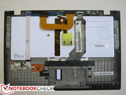 Die Unterseite der Tastatur.