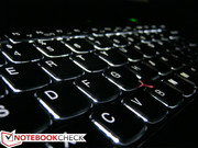 Zwei Helligkeitsstufen der Hintergrundbeleuchtung.