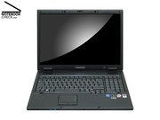 Die Innenseite des Samsung R700 wirkt sehr schlicht, ...