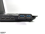 sehr überzeugend sind die Leistungsdaten mit über 106 MB/s