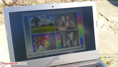 Display im direkten Sonnenlicht