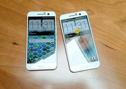 Die silberne und goldene Variante sind an der Front weiß.