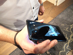 Vorab-Version des HTC U Ultra auf dem Preview-Event.