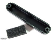 Die Stabilität gebende Heckblende ist abgepolstert