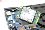 Klein und flink: Samsung mSATA-SSD mit 256 GByte Kapazität.