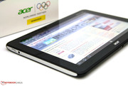 Acer spendiert dem Tablet ein 10,1-Zoll-IPS-Bildschirm.