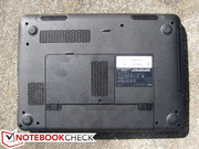 Die Unterseite ist eher rau und texturiert